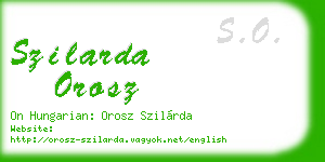 szilarda orosz business card